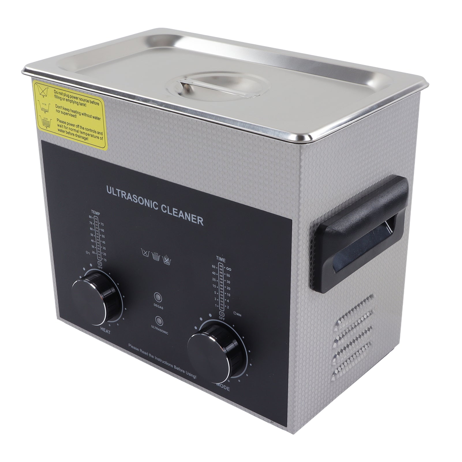 Ultrasonic Cleaning Machine 3L Stainless Steel Ultrasonic Watch Cleaner for Laboratory Supplies Dental Equipment US Plug AC110V