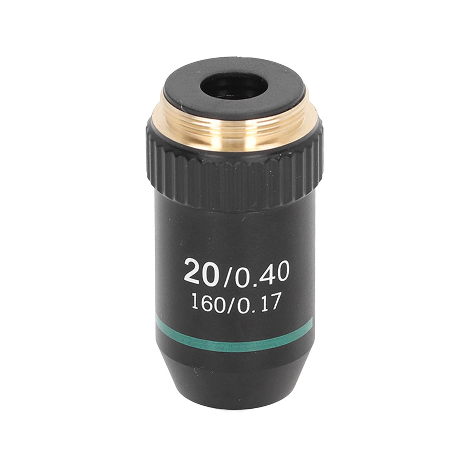 Achromatic Objective Brass Chrome Plated 20X Microscope Objective Lens Interface 20.2mm