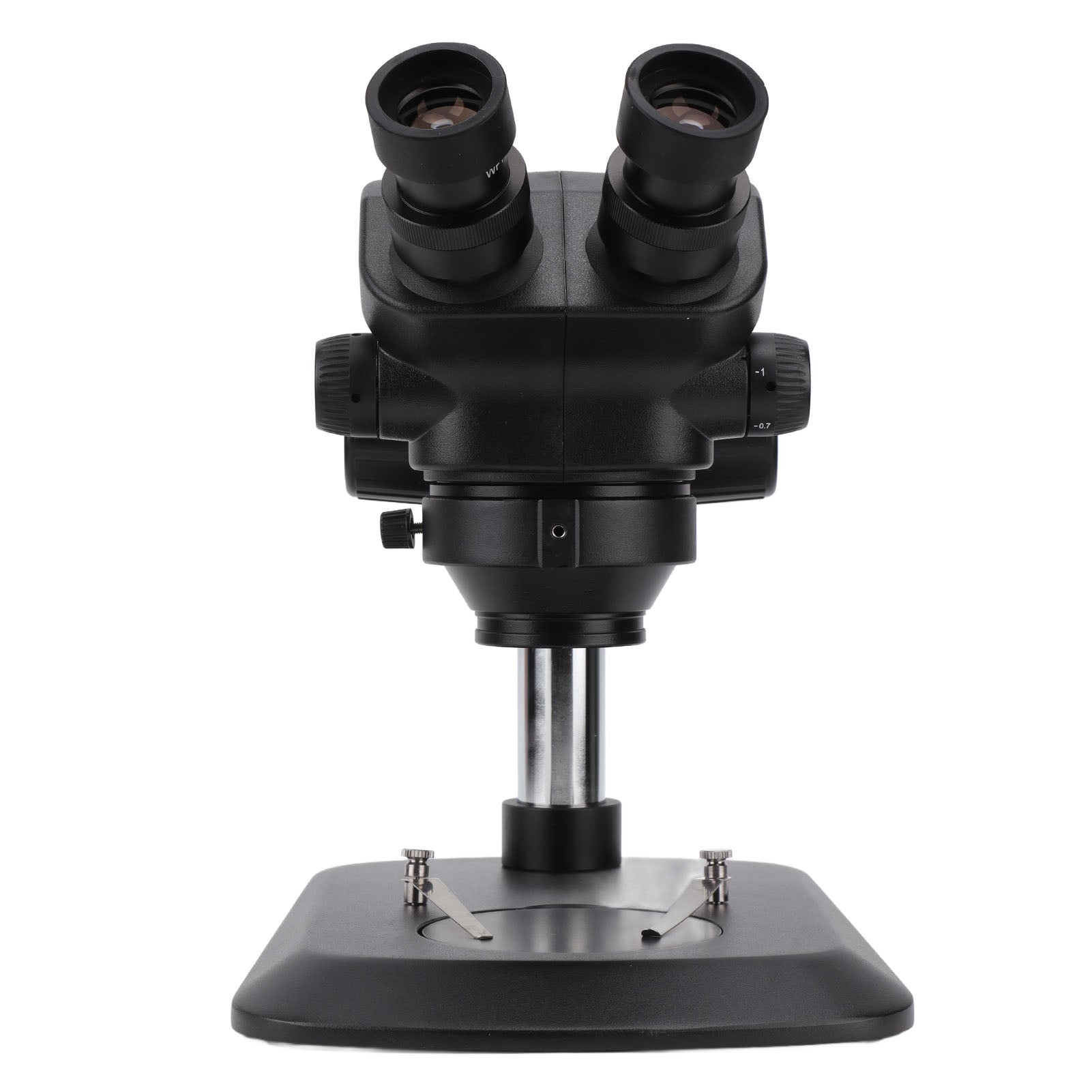 Black Binocular Stereo Microscope Set with Light Source Eyepiece 10X Binocular Microscope Kit 100‑240V UK Plug