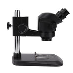 Black Binocular Stereo Microscope Set with Light Source Eyepiece 10X Binocular Microscope Kit 100‑240V UK Plug