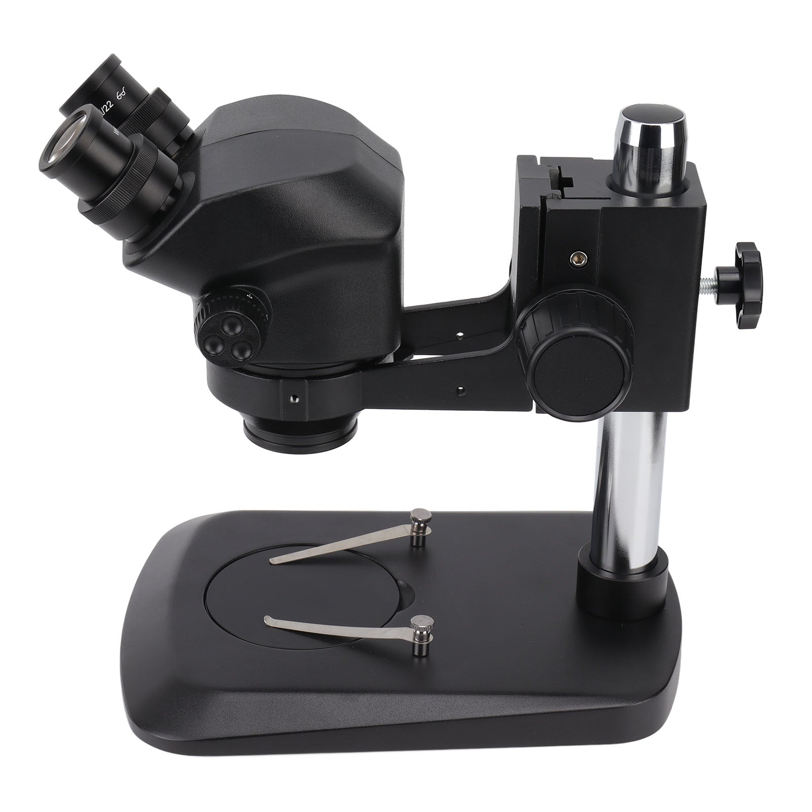 Black Binocular Stereo Microscope Set with Light Source Eyepiece 10X Binocular Microscope Kit 100‑240V UK Plug