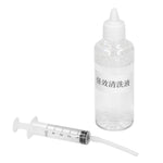 Ink Cleaning Solution Strong Dissolve Ability Nozzle Dye Cleaning Fluid with Syringe for Inkjet Printer