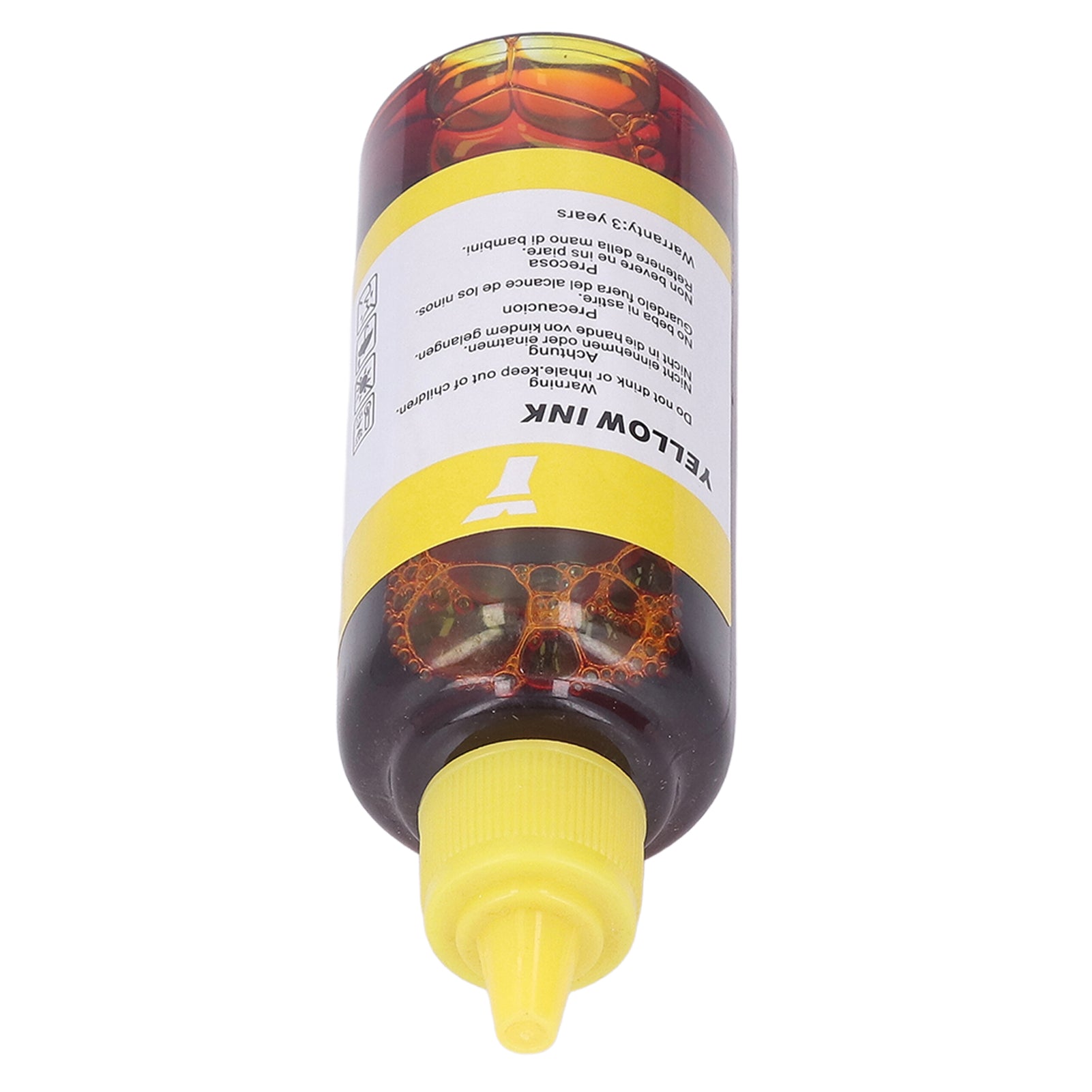 100ML Capacity Printing Ink Bottled High Purity Refill Ink Replacement for HP Printer Yellow