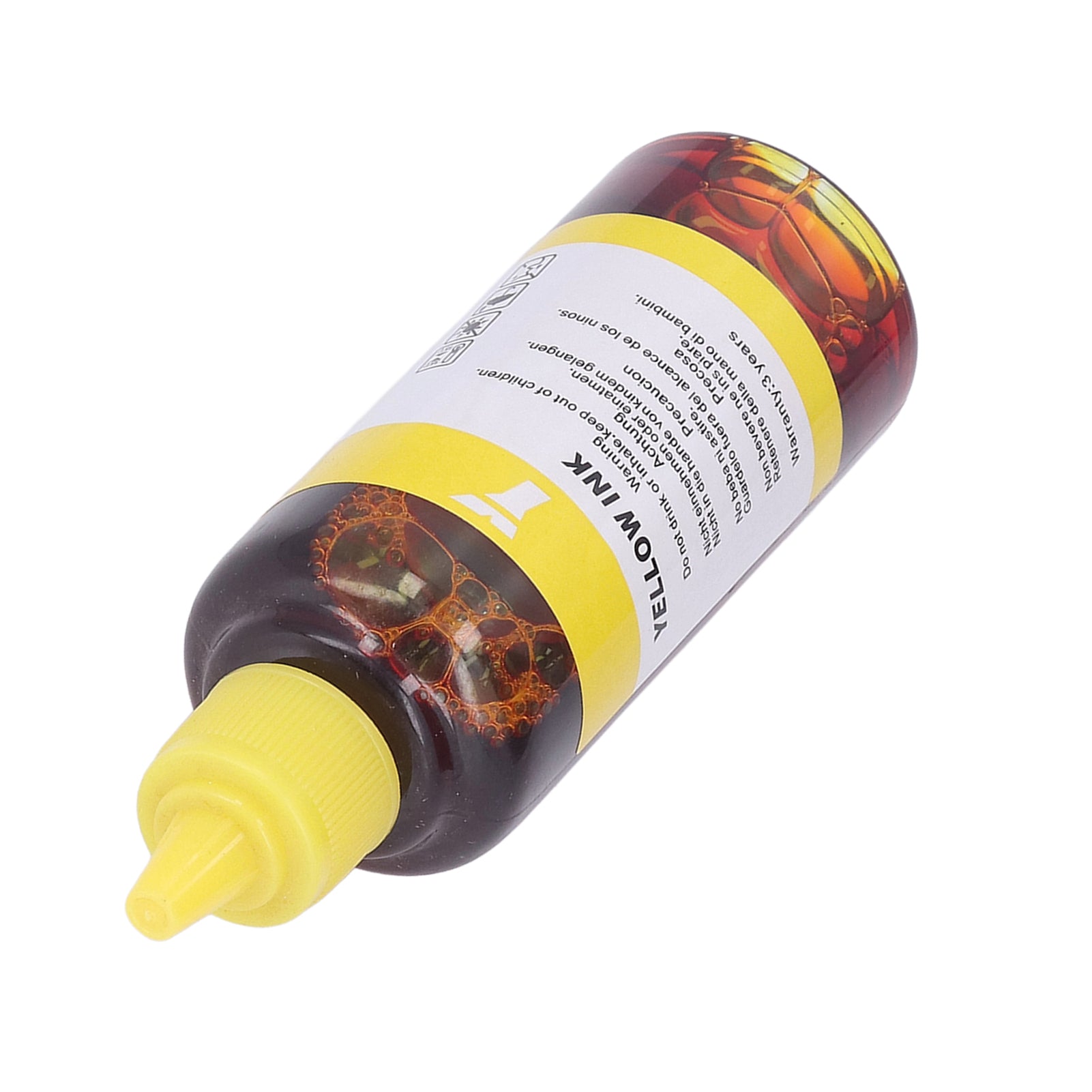 100ML Capacity Printing Ink Bottled High Purity Refill Ink Replacement for HP Printer Yellow