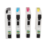 Ink Cartridges Compatible Refill Replacement With Permanent Chip 4 Colors for Inkjet Printer LC211