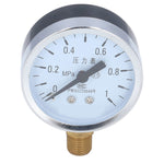 1/4 NPT Pressure Gauge High Accuracy Clear Dial Iorn Case Tap Water Pressure Gauge for Petroleum Chemical