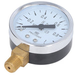 1/4 NPT Pressure Gauge High Accuracy Clear Dial Iorn Case Tap Water Pressure Gauge for Petroleum Chemical