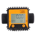 Digital Diesel Fuel Flow Meter Professional Gear Urea Controller for Chemicals Water 1in K28 Orange