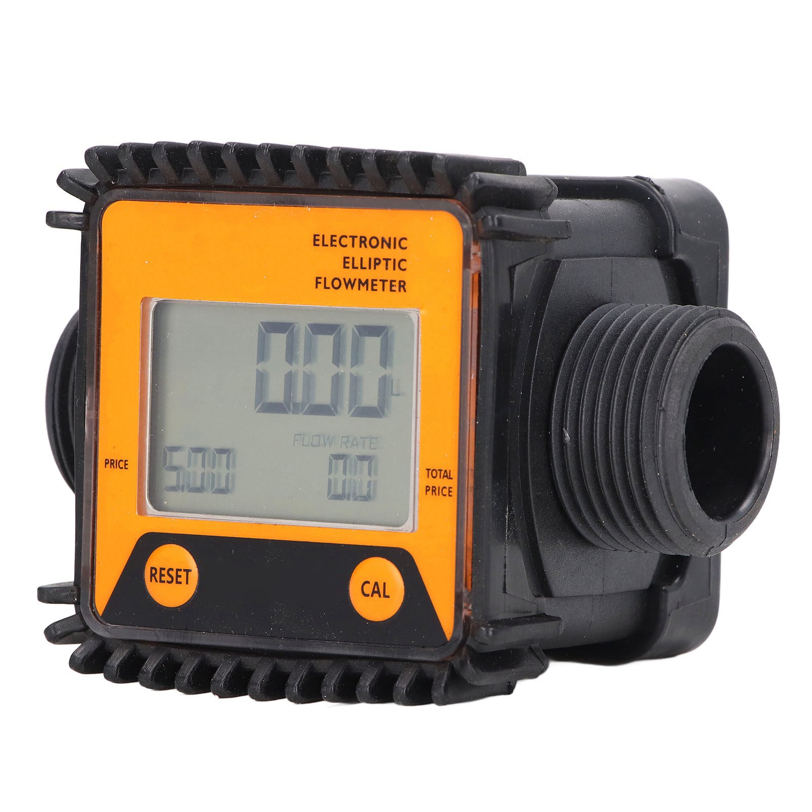 Digital Diesel Fuel Flow Meter Professional Gear Urea Controller for Chemicals Water 1in K28 Orange