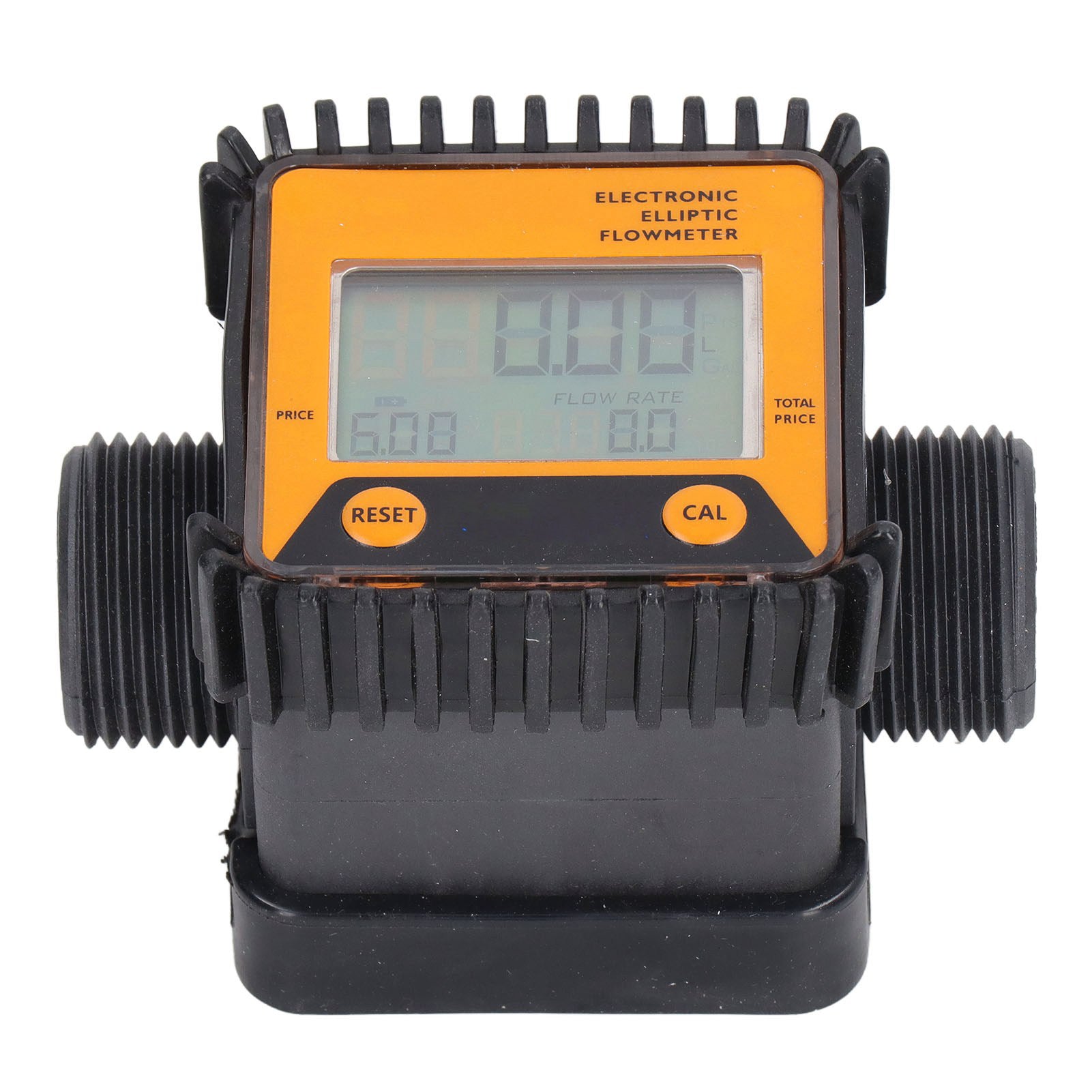 Digital Diesel Fuel Flow Meter Professional Gear Urea Controller for Chemicals Water 1in K28 Orange