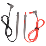 Multimeter Test Leads Kit Ultra Fine 2 Layer Silicone Soft Cable Wire Electrical Testing Probes