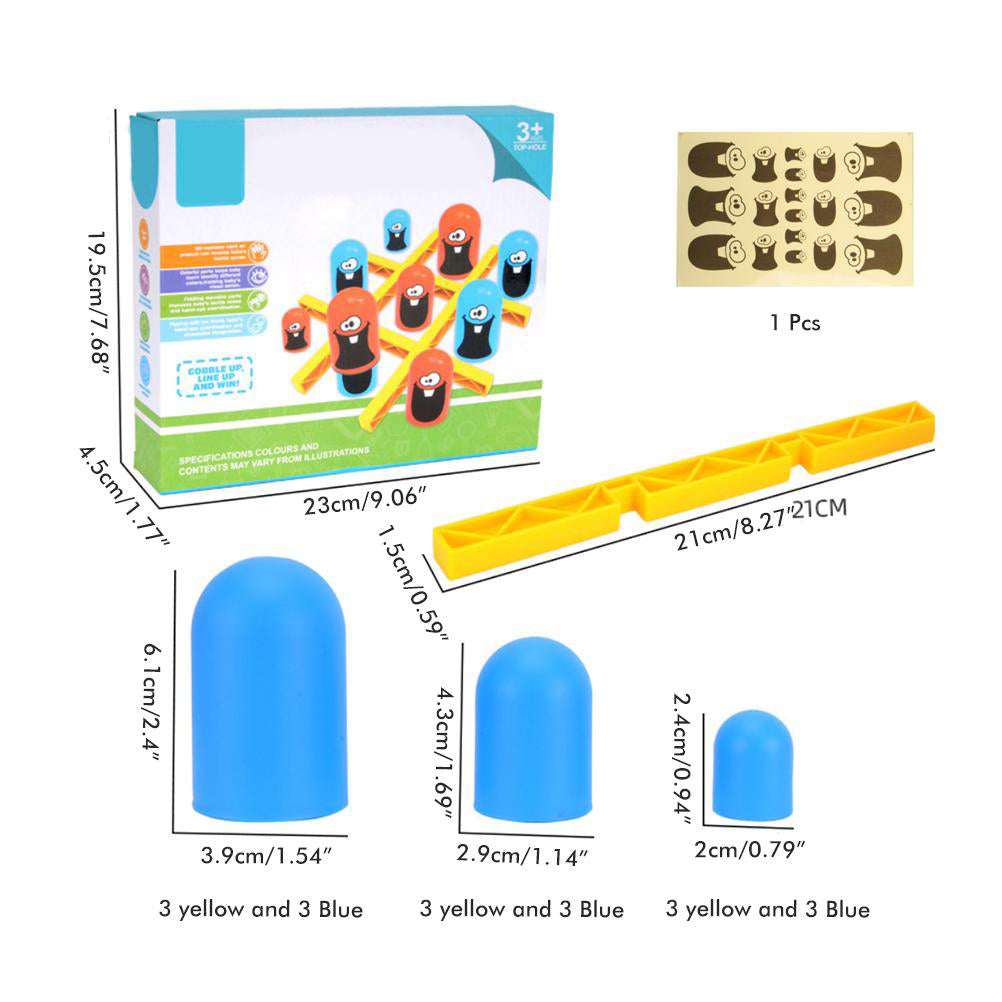 1 Set of Stacked Cup XO Chess Leisure Board Link Game Indoor Parent Child Interactive Game Educational Gift Kid Toys