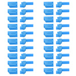 20PCS 22.160 4mm Insulated Safety Banana Plug Connector Housing for RC Connector SocketBlue