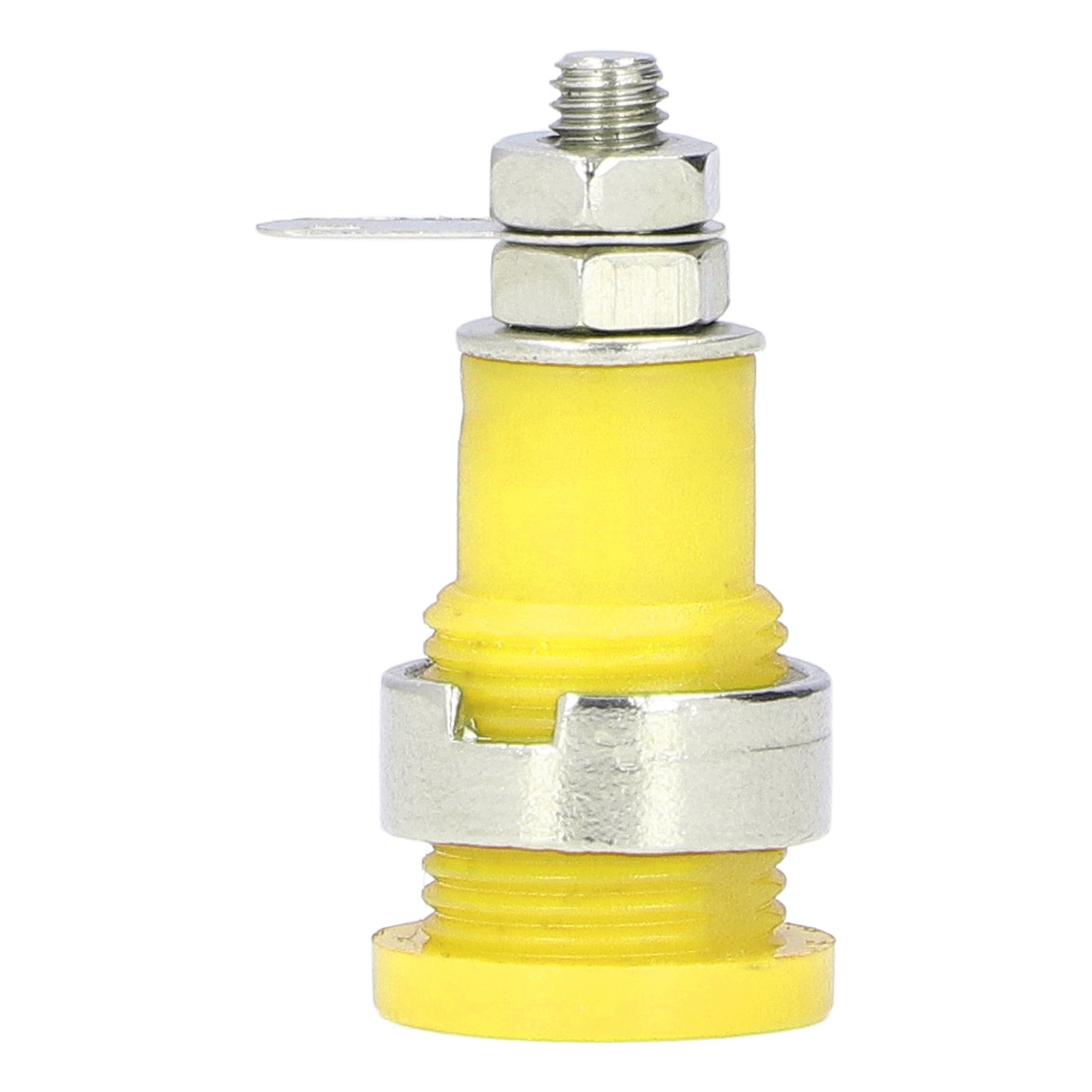 50Pcs Banana Socket 4mm Good Performance Durable Material Widely Used Electrical Test AccessoriesYellow