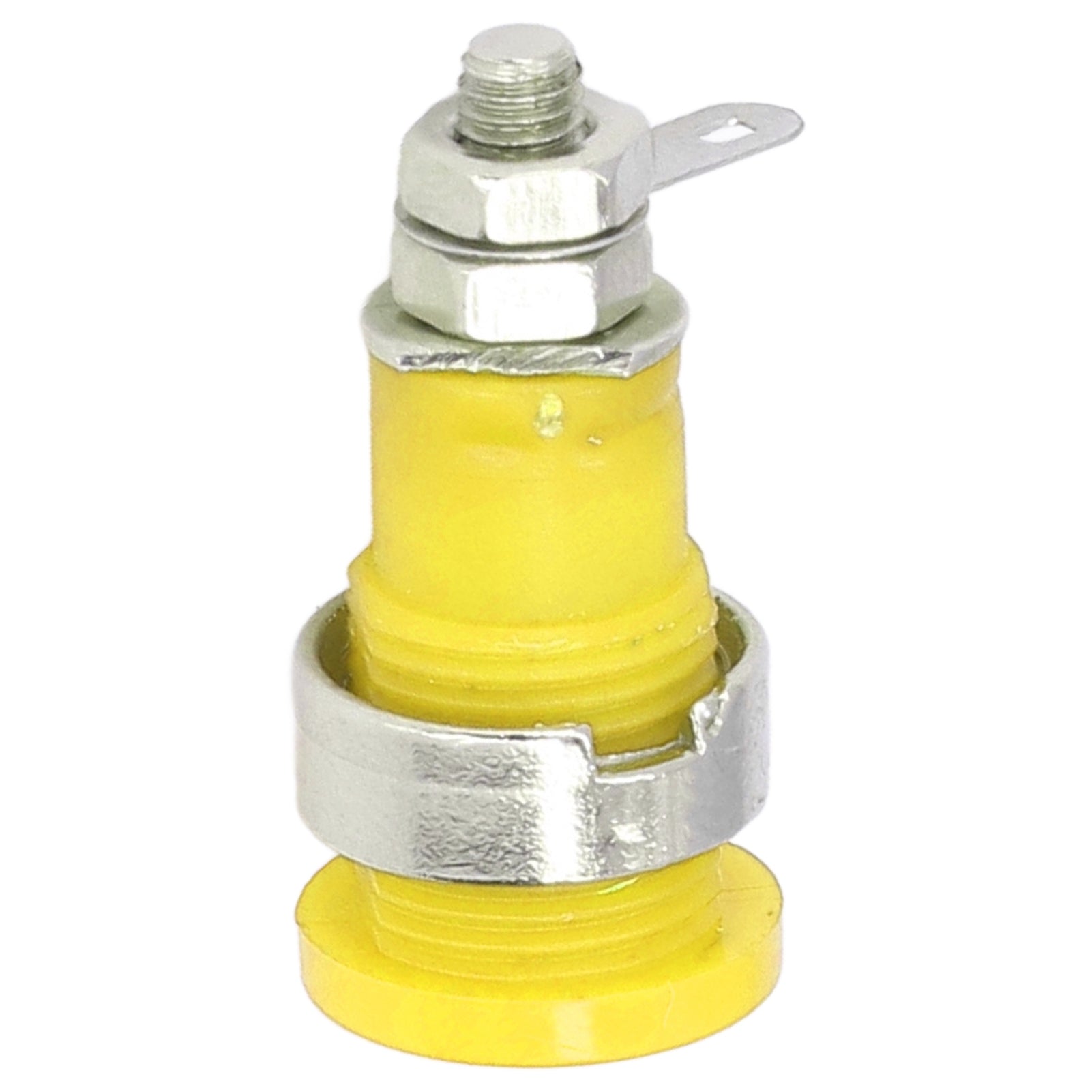 50Pcs Banana Socket 4mm Good Performance Durable Material Widely Used Electrical Test AccessoriesYellow