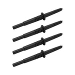 4Pcs Probe Pin 4mm Banana Socket Insulation Wire Piercing Probes for Electrical TestingBlack