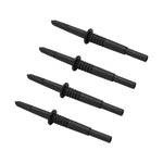 4Pcs Probe Pin 4mm Banana Socket Insulation Wire Piercing Probes for Electrical TestingBlack