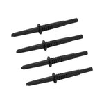 4Pcs Probe Pin 4mm Banana Socket Insulation Wire Piercing Probes for Electrical TestingBlack