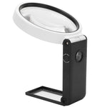 TH‑7018‑C Magnifying Glass Portable Folding Reading Magnifier with LED Light Scale 3.5X 25X