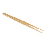 Bamboo Tweezers Straight Point Tip Toothless Tweezers for Aerospace Accuracy Experiment PCB Semiconductor