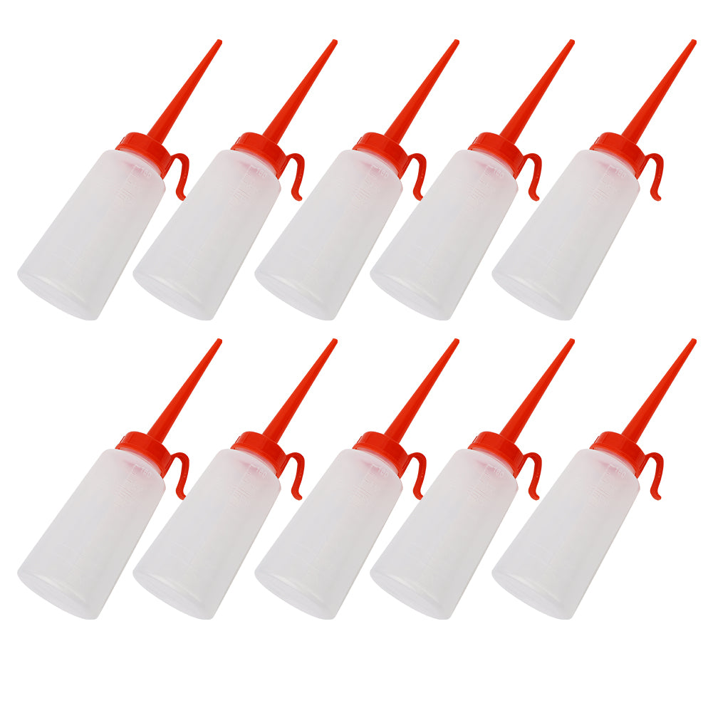 10 Pcs Oil Bottle Sewing Machine Long Tip Double Needle Plastic Oil Dispenser