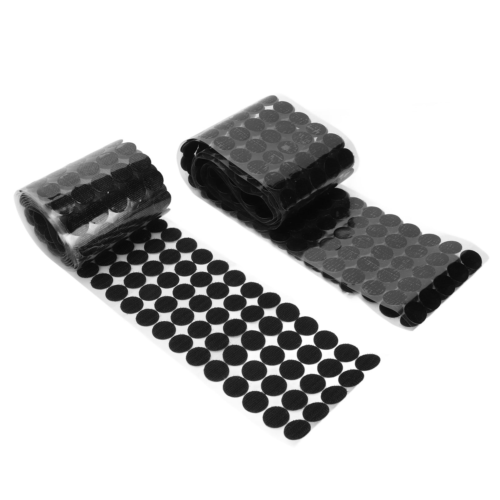 500 Pairs Hook and Loop Dots 2cm Black Reusable Round Self Adhesive Dots Tapes for Sewing Craft