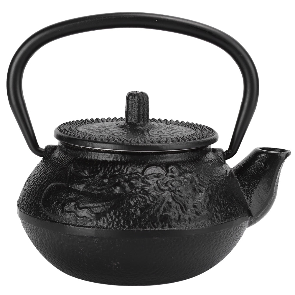 Tea Pot Iron Kettle 0.3L with Filter Home Decoration Crafts Collectibles Refined Elegant