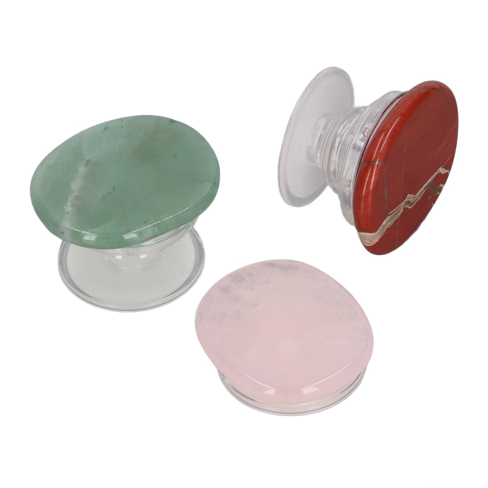 3 Pcs Stone Phone Grip Smoother Space Saving Bright Color Phone Grip Stand Holder for Holiday Gifts