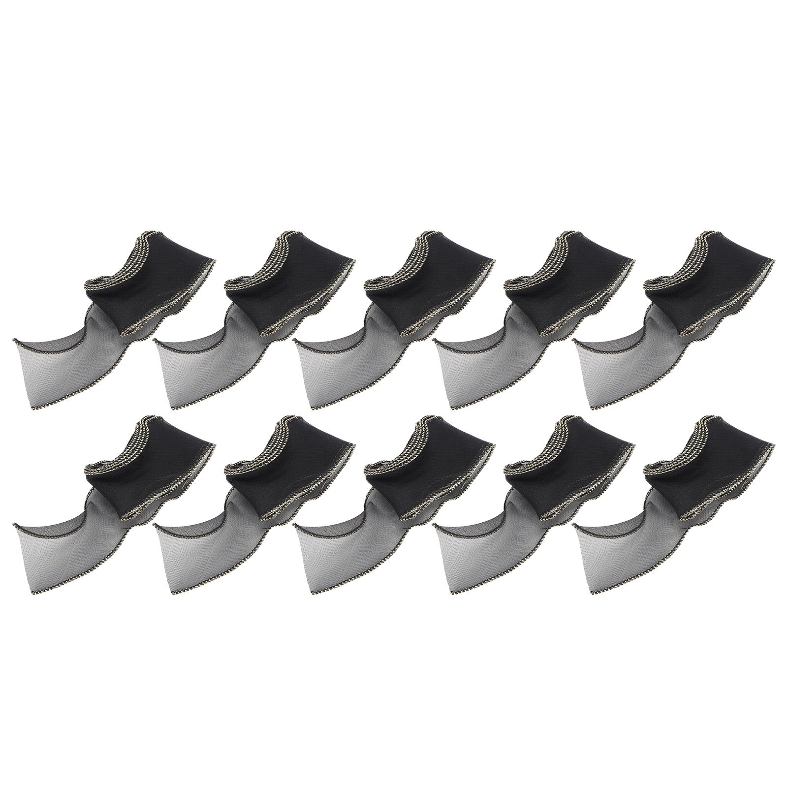 10 Yards Lace Ribbon 60mm Spiral DIY Accessories for Hair Sewing Decoration Gift Wrapping(Black S1 )