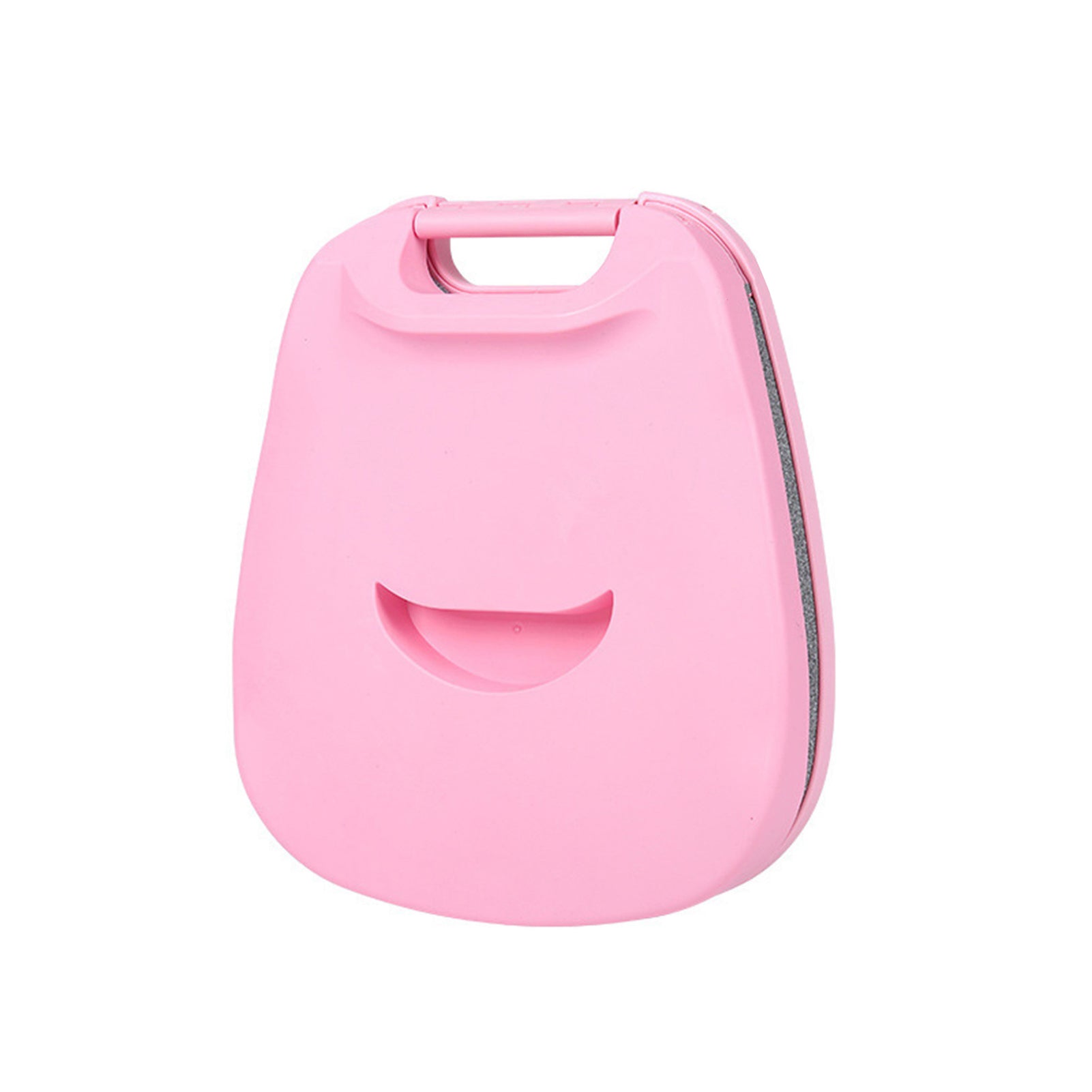 Foldable Nap Pillow Hollow Breathable Bold Steel Bars Handle Portable Nap Pillow for Office SchoolLight Pink