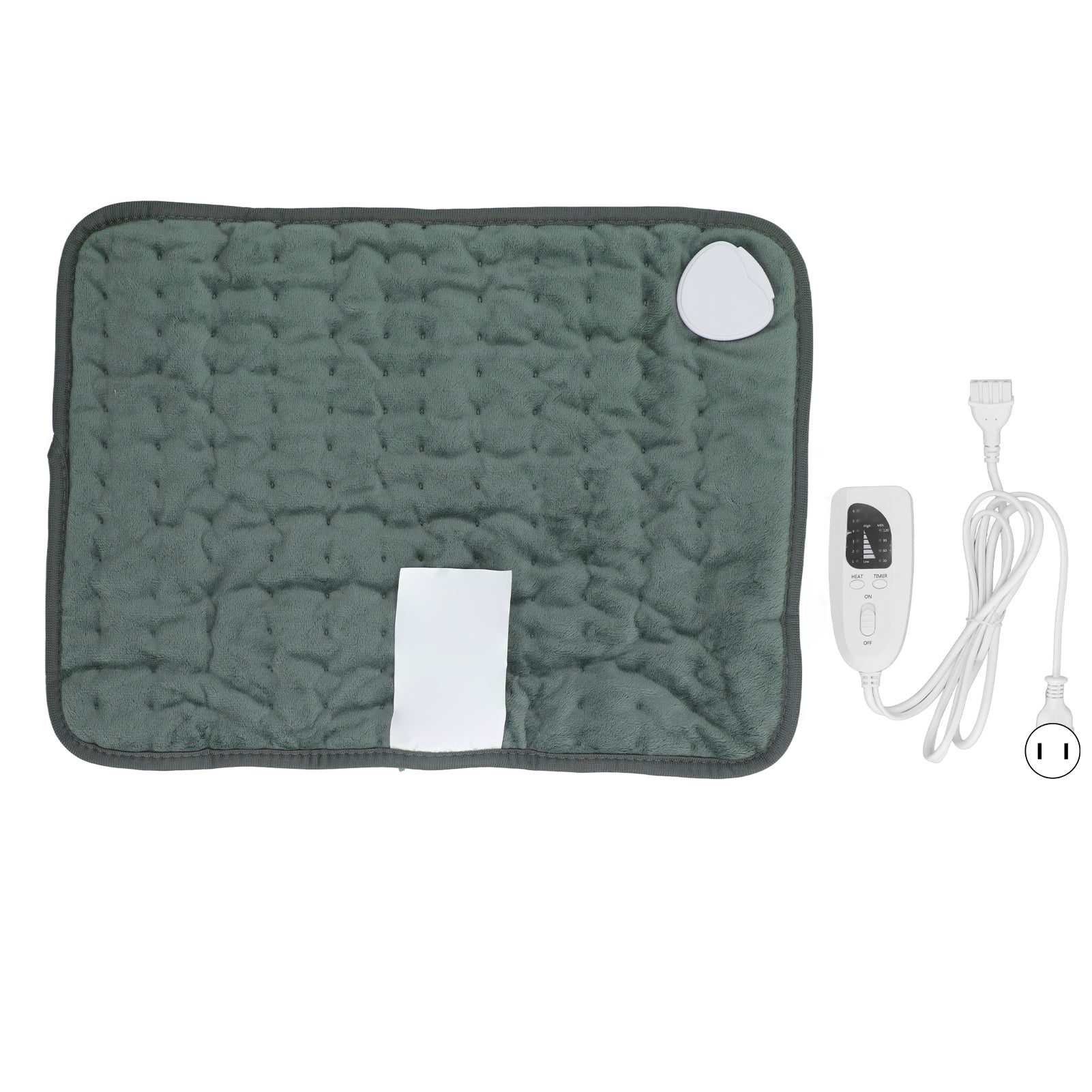Electric Heating Pad 6 Level Temperature Adjustment Intelligent Timing Soft Warm Plush Heating Pad US Plug 110V