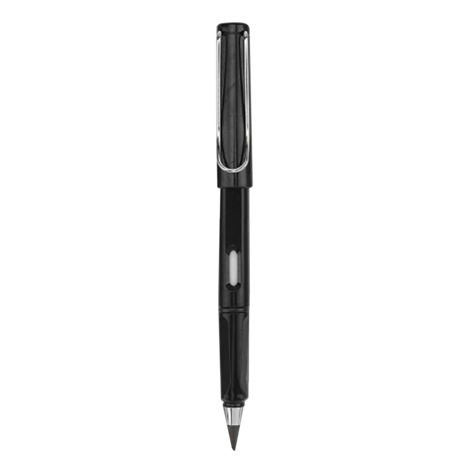 Inkless Pencils HB Hardness Long Lasting Ergonomic Inkless Pencil with Eraser for Student Artists Black
