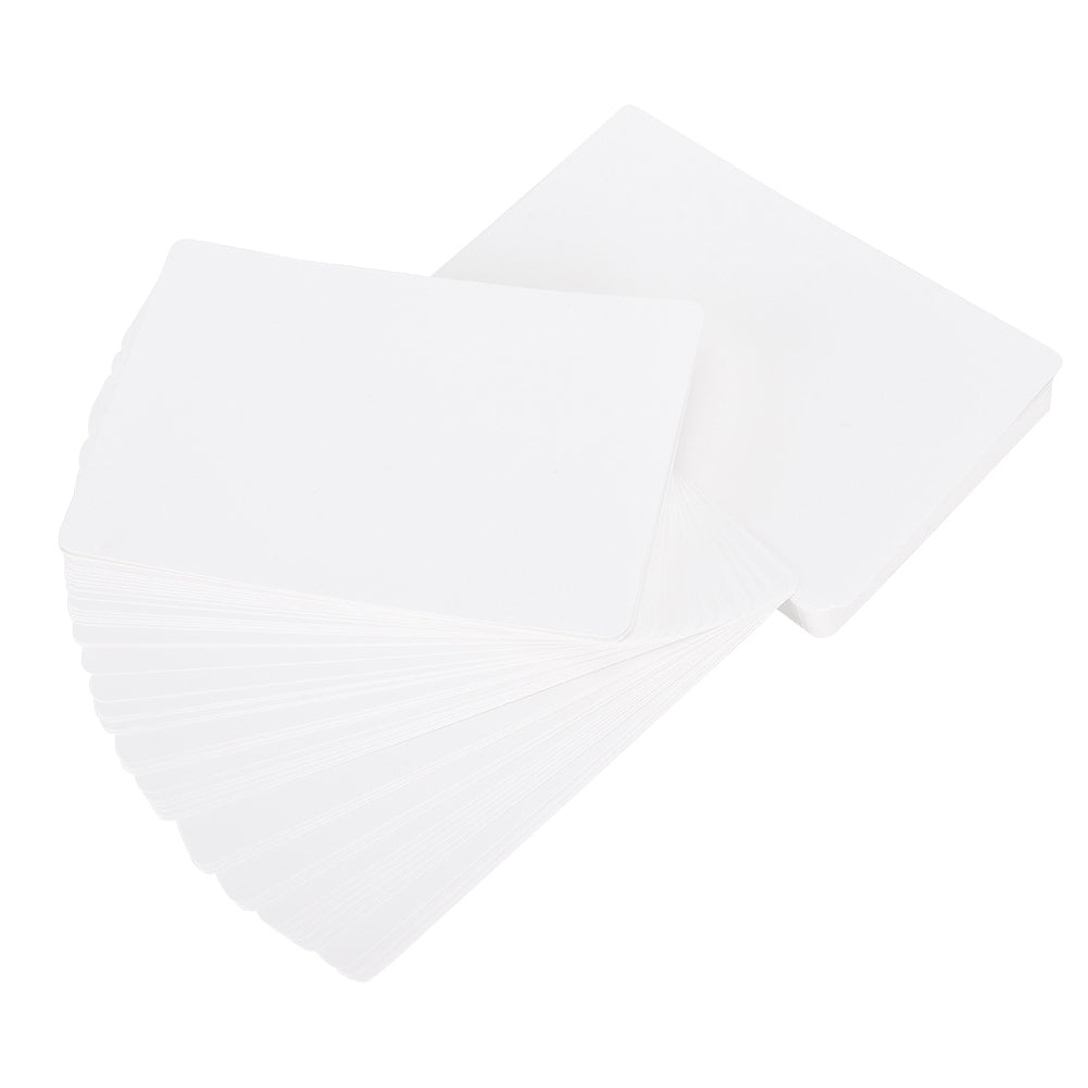 100Pcs White Cardstock Paper Thick Chipboard  Used for Book Cover Tagboard Photobook EnvelopeRound Angle