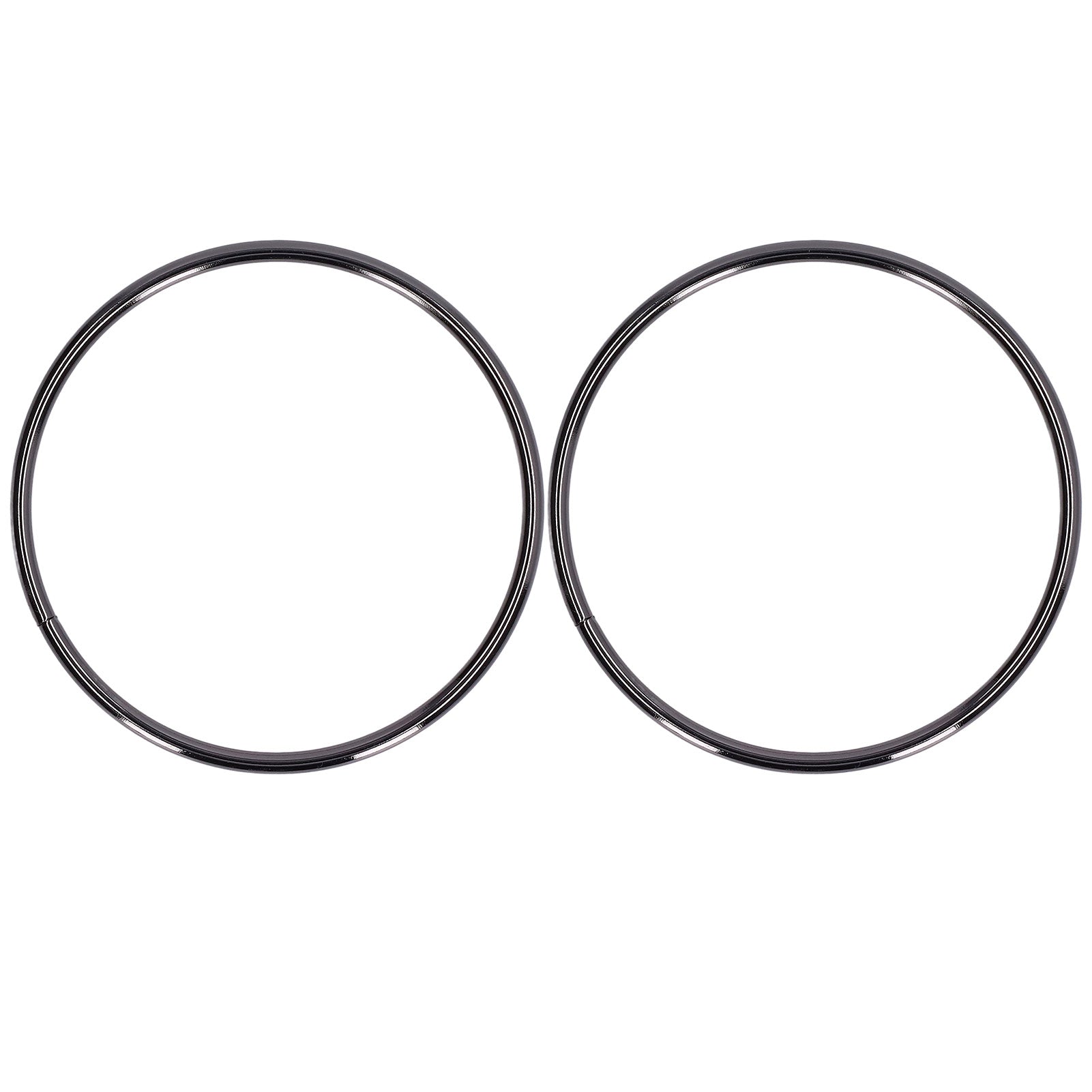 2PCS Handbag Handles DIY Accessories Fine Workmanship Round Shape High Hardness Bag HandlesGray