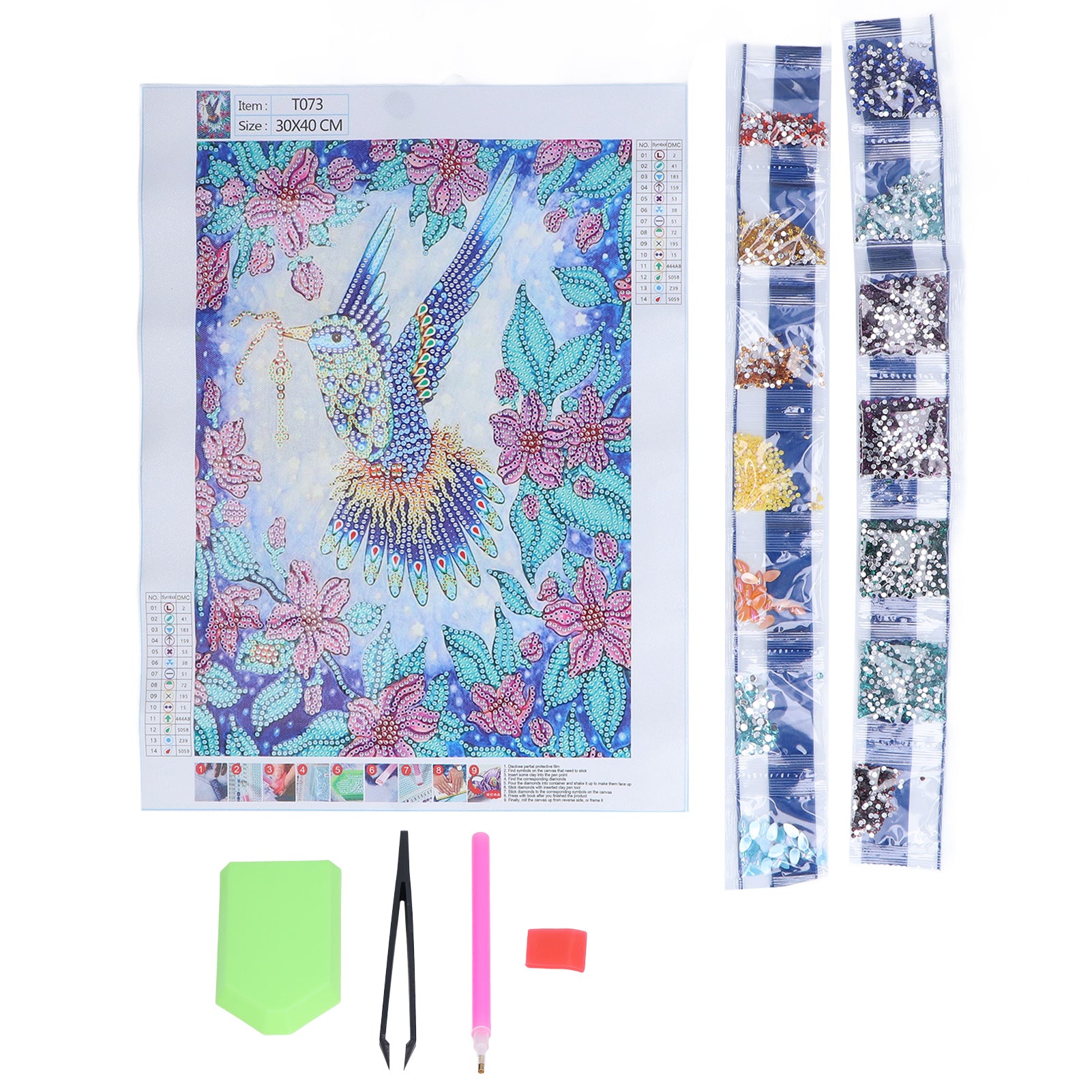 Diamond Painting DIY Crystal Sticker Diamond Special Shaped Diamond Bird Diamond Painting