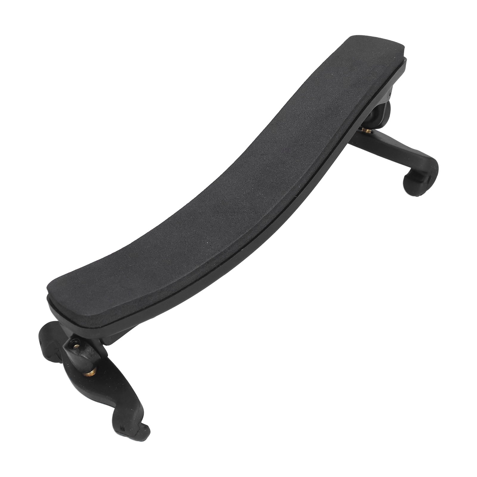 Rubber Violin Shoulder Rest Adjustable NonSlip Support Holder with Thick Foam for 4/4 3/4(Black )