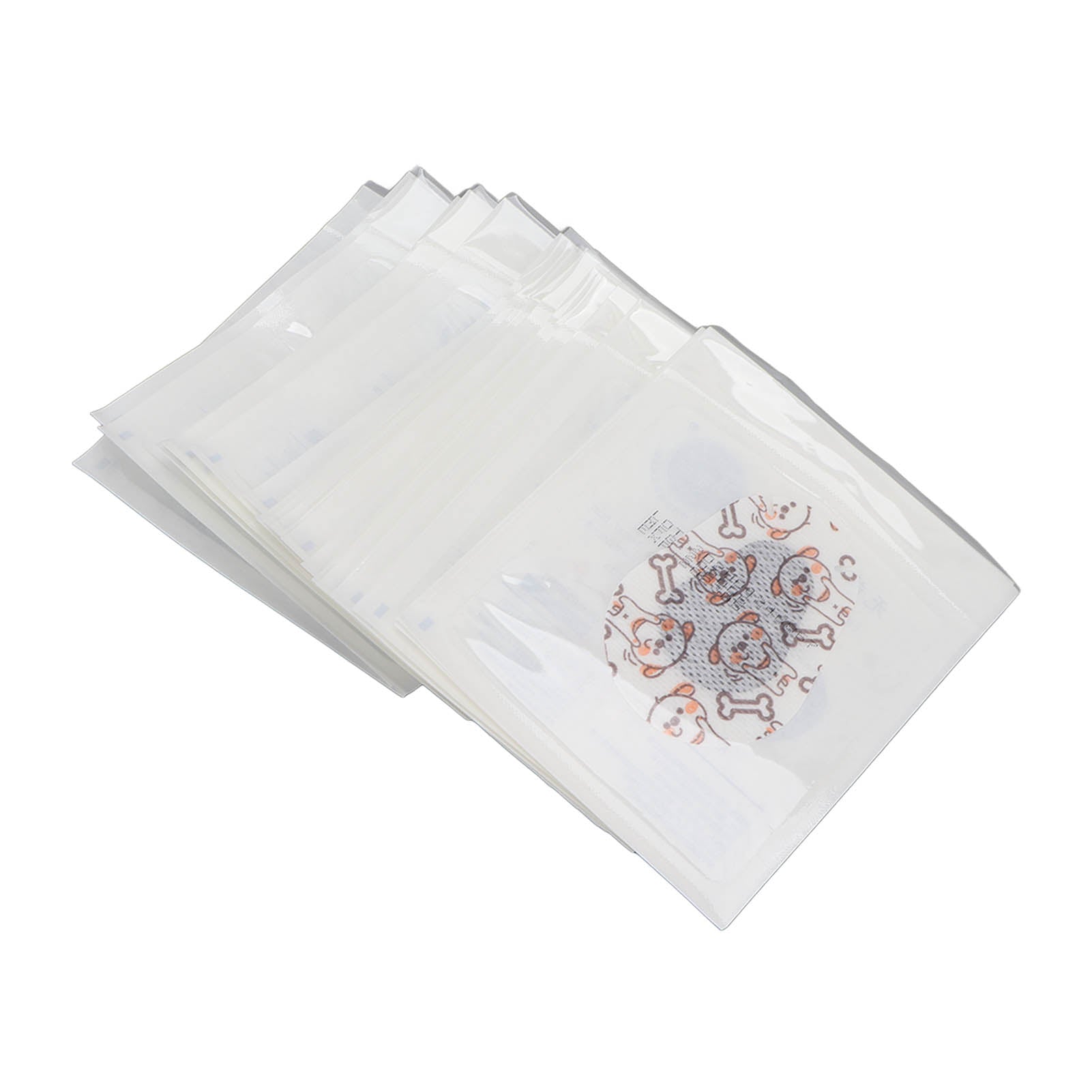 20pcs Amblyopia Eye Patches Breathable Cartoon Patterns Strabismus Eye Patch Set for Children Dog