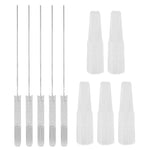 5pcs Makeup Eyebrow Tattoo Needle Portable Microblading U9 Needle Microblading AccessoryU9 Needle with Small Needle Cap