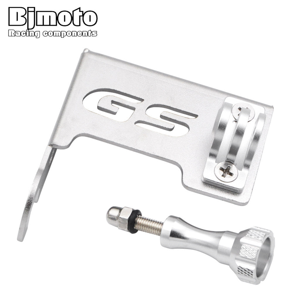 Motorcycle Front Left Camera Bracket Silver for BMW R1200GS LC R1200GS LC ADV for GoPro Silver