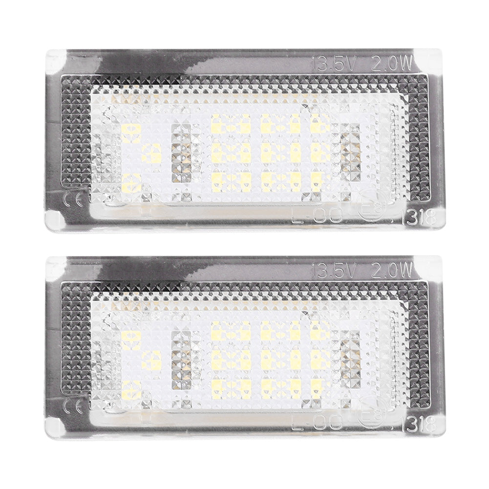 1 Pair 12V 18 SMD LEDs License Number Plate Light Lamp Fit for Mini Cooper S R53 2001-2006