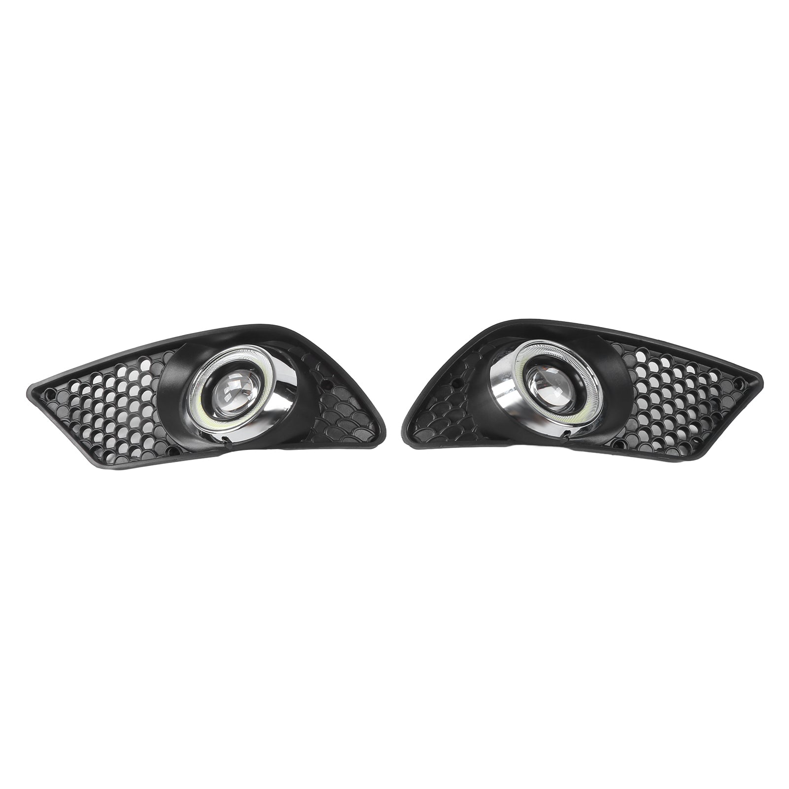 2pcs Front Bumper LED Fog Light Grill A2048850353 Replacement for MercedesBenz C CLASS W204 20082010