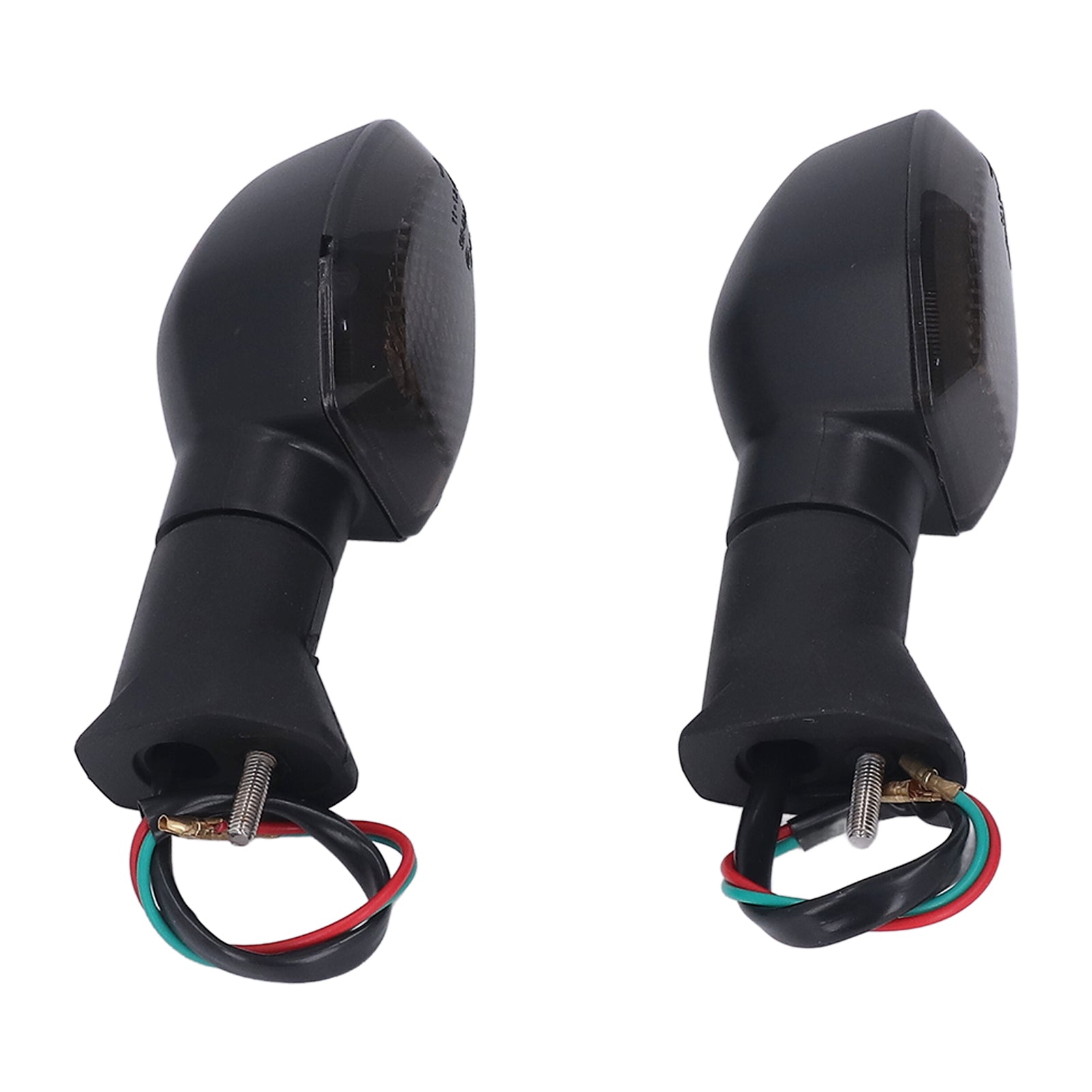 1 Pair Motorcycle Front Turn Signal Indicator Lights Replacement for SUZUKI DL 650 V‑Strom 2012‑2021 Black