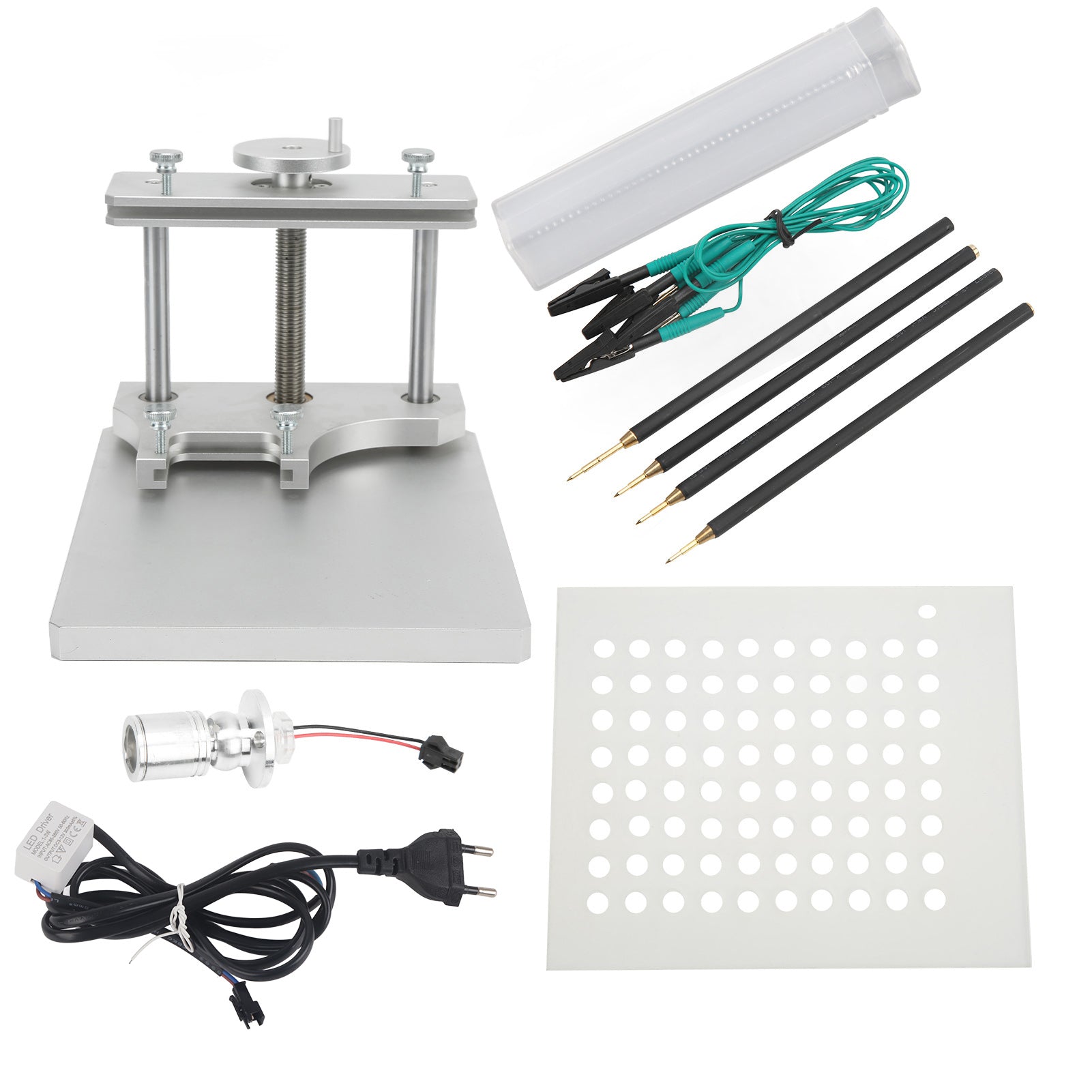 ECU Programming LED Frame with 4 Probe Pens Set for BDM100 Programmer