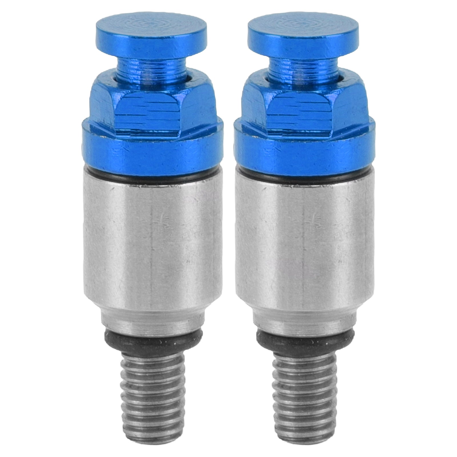 2pcs M5x0.8 Aluminium Alloy Fork Air Bleeder Pressure Relief Valve Replacement for CRF150R CR125R CR250R CRF250R Blue