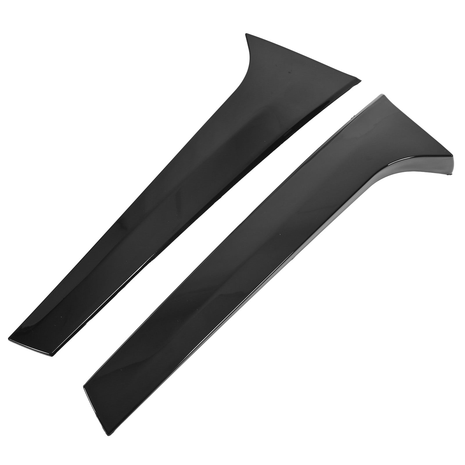 Rear Window Side Canard Left Right Gloss Black Replacement for Mercedes Benz ML GLE Class W166 2012‑2018