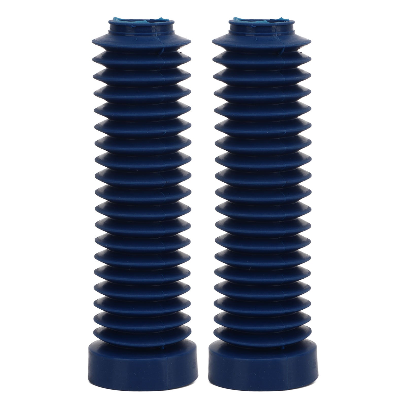 1 Pair Front Fork Shock Cover Blue Stretchable Aging Resistant Tough Rubber Sleeve Tube Boot Fit For ATC 250R 1983‑1986