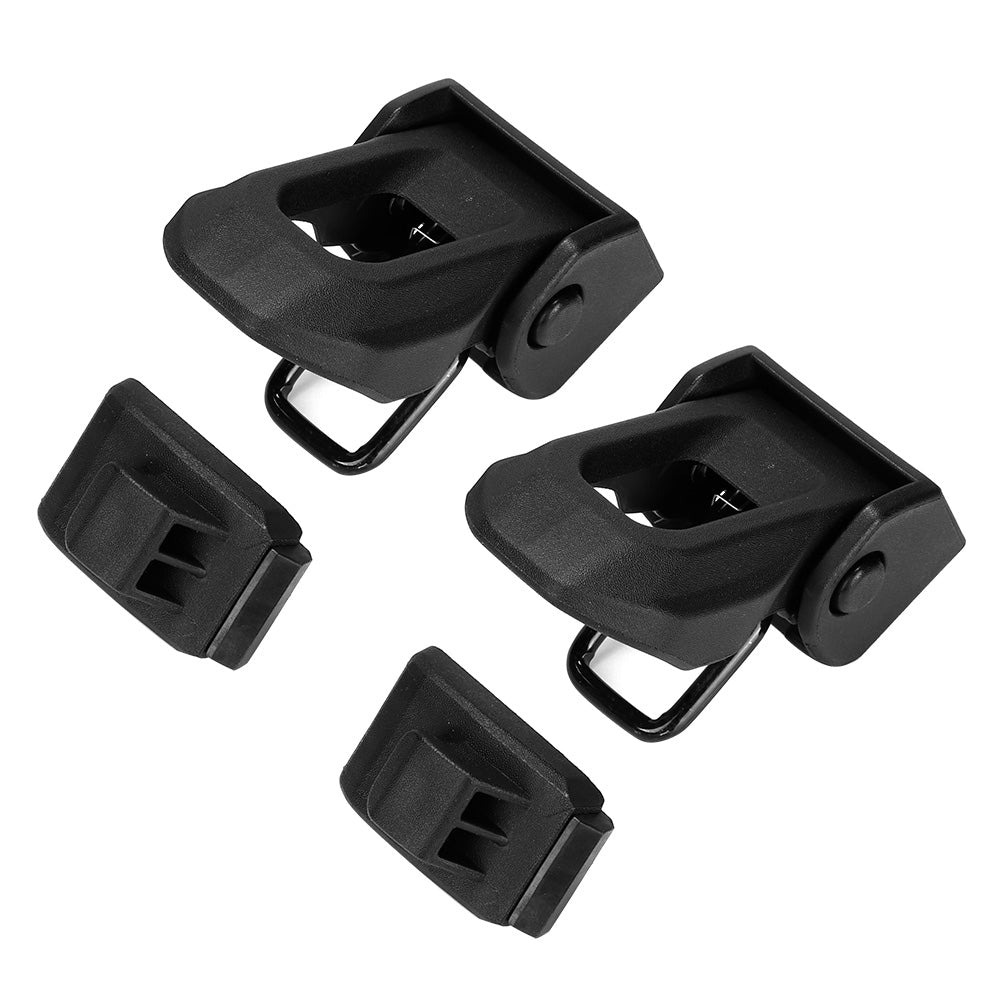 1 Pair Black Hood Latch Locking Catch Buckle Fits for Jeep Wrangler JK and Unlimited 2007-2020