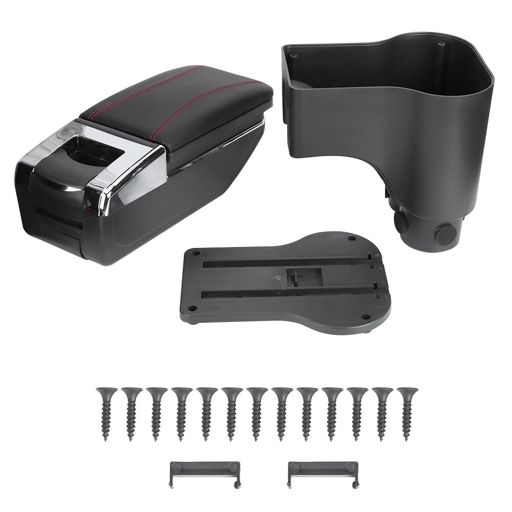 Removable Armrests Multifunctional Arm Rest Box Car Refitting Fit for Perodua Myvi 2018-2020Type B