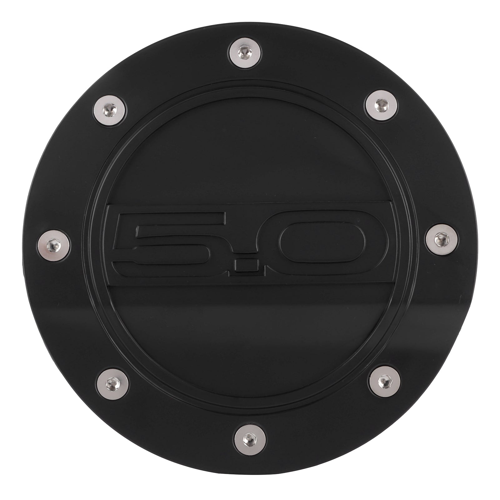 Fuel Door Cover Gas Tank Cap Lid Black Fit for Ford Mustang All Model 2015‑2021