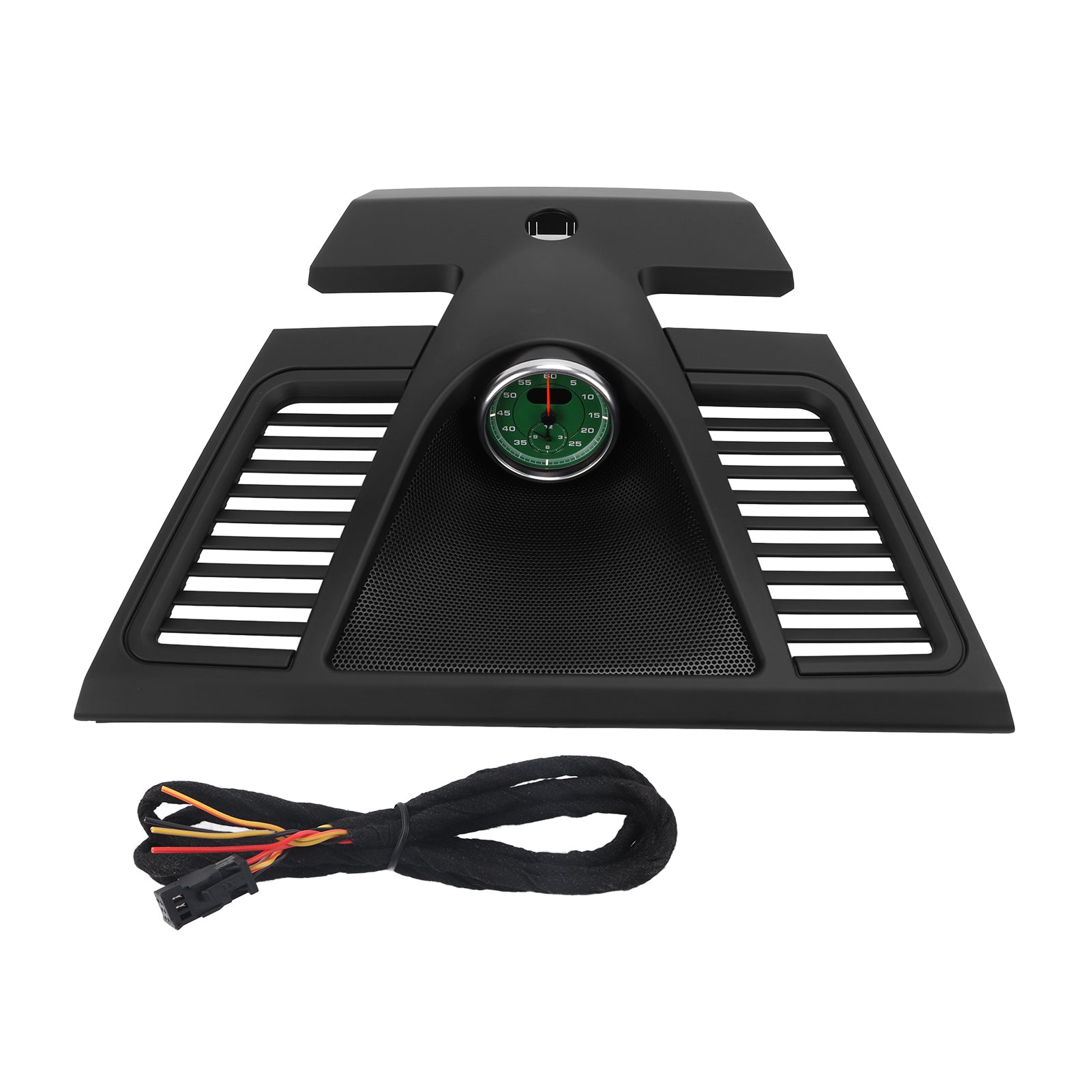 Black Dash Clock Upper Cover Instrument Panel Trim 970 552 151 01 5Q0 Replacement for Panamera 20102016(Chronomètre vert )
